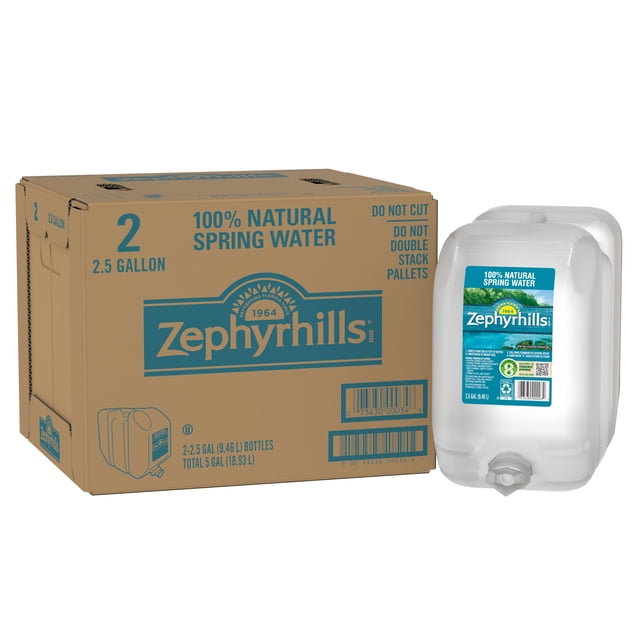 Zephyrhills Florida Spring Water, 12 Pack (12 Fl Oz Bottles) - Naturally Filtered Spring Water With Minerals
