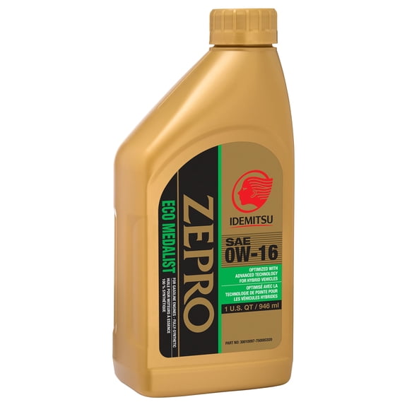 ZEPRO 30010097-75000C020 Eco Medalist 0W-16 Engine Oil, 1 Quart
