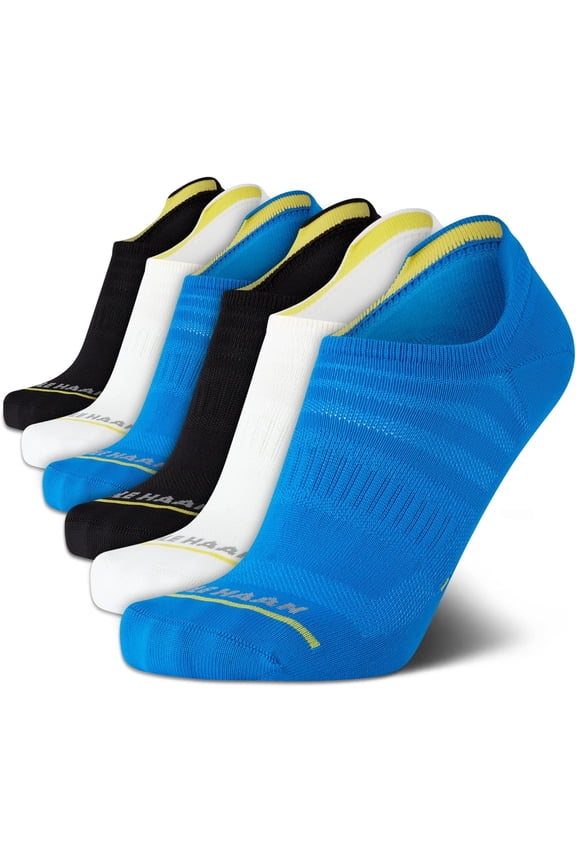 ZERGRAND COLE HAAN MICROFIBER PERFORMANCE COMPERSSION LOW CUT SOCKS (3 Pairs)  L/XL