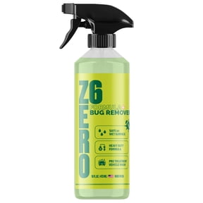 ZER06 Bug Remover Automotive Bug & Tar Remover Spray for Car Paint, Bumpers & Windshields Removes Insects, Road Film & Residue