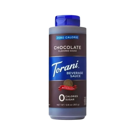 Torani Zero Calorie Chocolate Beverage Sauce 12.8 oz