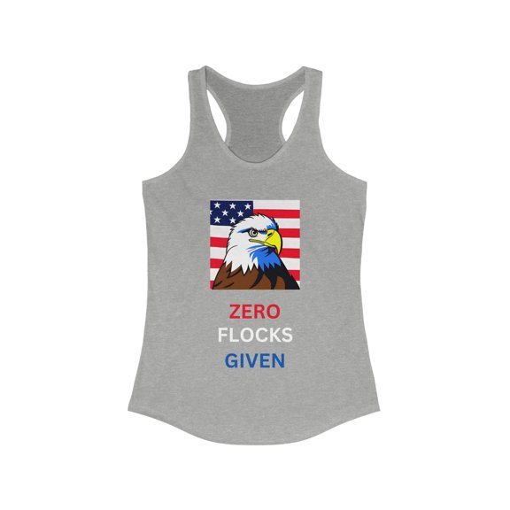 ZERO FLOCKS GIVEN, PATRIOTIC JULY FOURTH EAGLE TANK