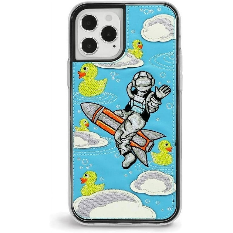 ZERO GRAVITY Bathtub Phone Case for iPhone 12/12 Pro Embroidered