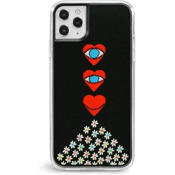ZERO GRAVITY Blink Phone Case for iPhone 11 Pro Max - Embroidered Design - Drop Tested, 360 Protection