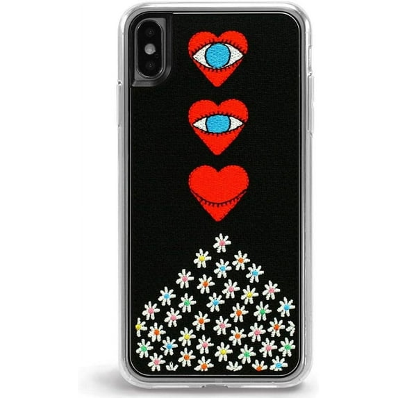 ZERO GRAVITY Blink Phone Case for iPhone Xs Max - Embroidered Design - Drop Tested, 360 Protection