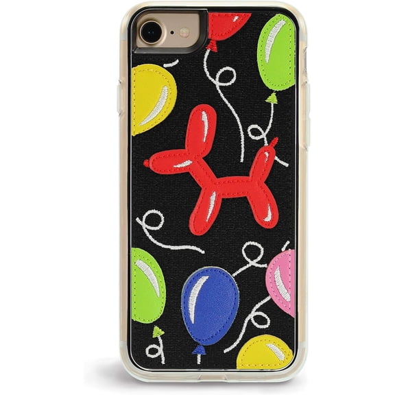 ZERO GRAVITY Compatible with iPhone 6 /6s/7/8 Balloon Phone Case - Embroidered Design - Drop Tested, 360 Protection