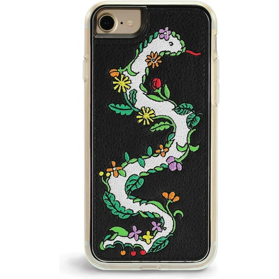 ZERO GRAVITY Compatible with iPhone 6/6s/7/8 Garden Phone Case - Embroidered Design - Drop Tested, 360 Protection