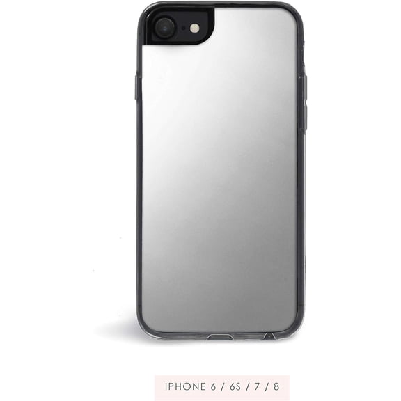 ZERO GRAVITY Compatible with iPhone 6/6s/7/8/SE 2nd Gen Silver Mirror Phone Case - Mirror Plated Design - 360 Protection, Drop Test Approved