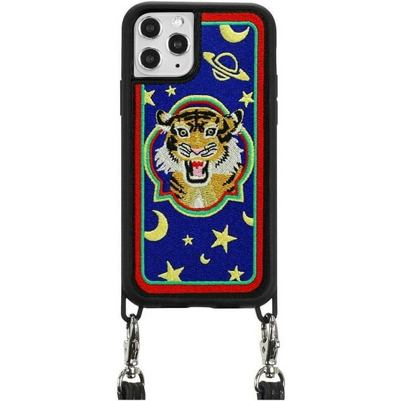 ZERO GRAVITY Howling Phone Case w/Strap for iPhone 11 Pro - Embroidered Design - Drop Tested, 360 Protection