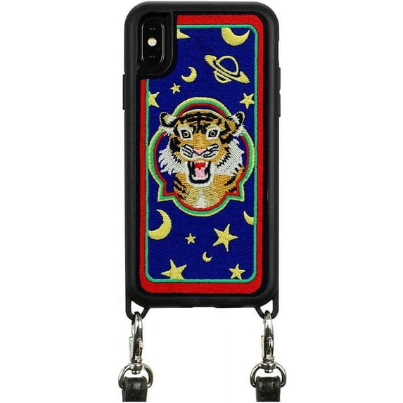 ZERO GRAVITY Howling Phone Case w/Strap for iPhone X/XS - Embroidered Design - Drop Tested, 360 Protection