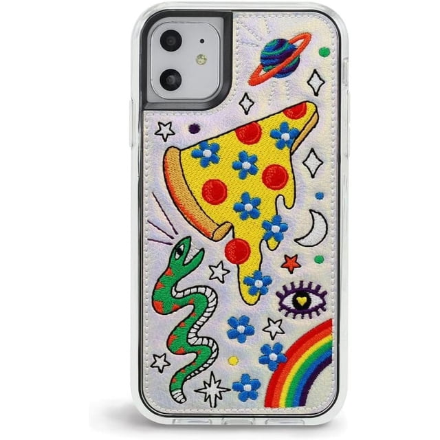 ZERO GRAVITY Lunch Phone Case for iPhone 11 - Embroidered Design, Protective Cover - Drop Tested, 360 Protection