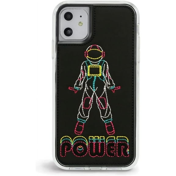 ZERO GRAVITY Power Phone Case for iPhone 11 - Embroidered Design, Protective Cover - Drop Tested, 360 Protection