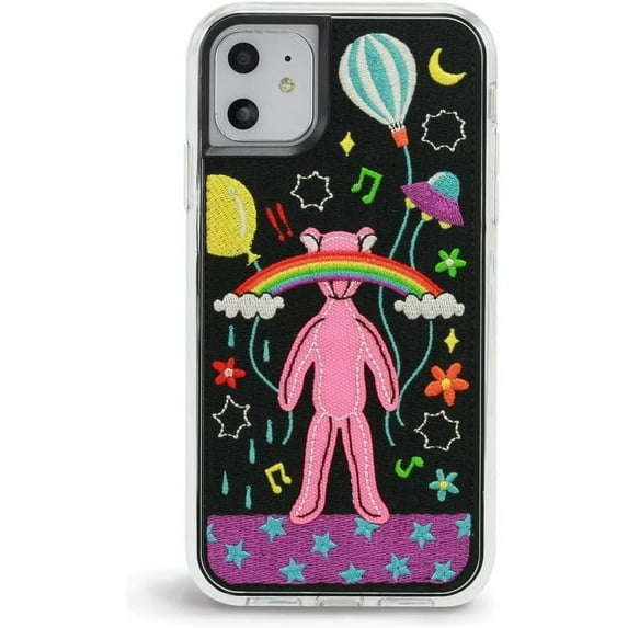 ZERO GRAVITY Solitude Phone Case for iPhone 11 - Embroidered Design, Protective Cover - Drop Tested, 360 Protection