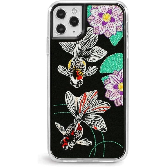 ZERO GRAVITY Swing Phone Case for iPhone 11 Pro Max - Embroidered Design - Drop Tested, 360 Protection