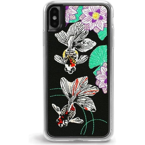 ZERO GRAVITY Swing Phone Case for iPhone Xs Max - Embroidered Design - Drop Tested, 360 Protection