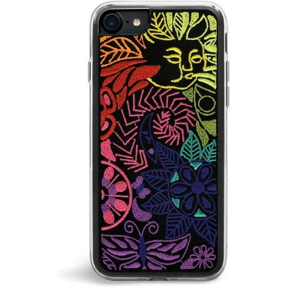 ZERO GRAVITY iPhone 7/8/SE 2nd Gen Brite Embroidered Phone Case - 360 Protection, Drop Test Approved - Multicolored