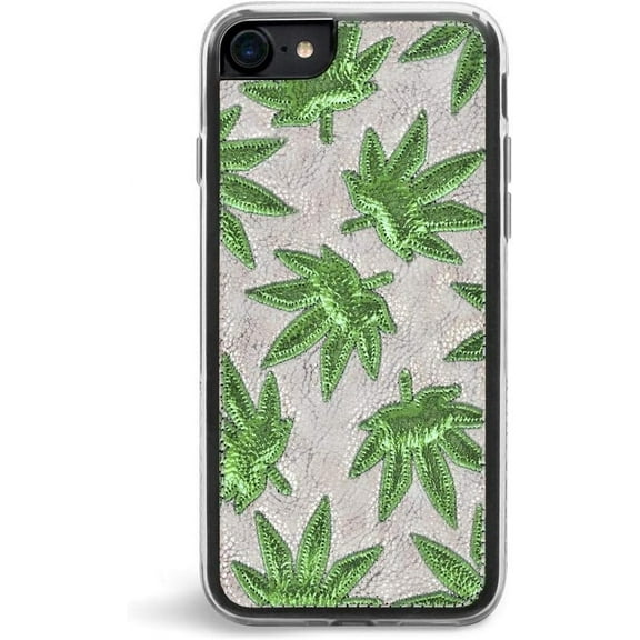 ZERO GRAVITY iPhone 7/8/SE 2nd Gen Ganja Embroidered Phone Case - 360 Protection, Drop Test Approved - Multicolored