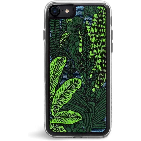 ZERO GRAVITY iPhone 7/8/SE 2nd Gen Jungle Phone Case - Embroidered Design - 360 Protection, Drop Test Approved