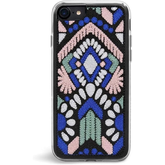 ZERO GRAVITY iPhone 7/8/SE 2nd Gen Tribe Phone Case - Embroidered Tribal Pattern - 360 Protection, Drop Test Approved
