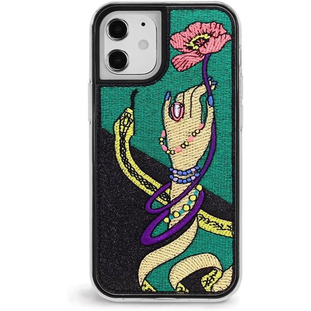 ZERO GRAVITY in Hand Phone Case for iPhone 12 Mini - Embroidered Design - Drop Tested, 360 Protection