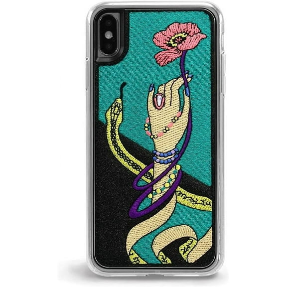 ZERO GRAVITY in Hand Phone Case for iPhone Xs Max - Embroidered Design - Drop Tested, 360 Protection