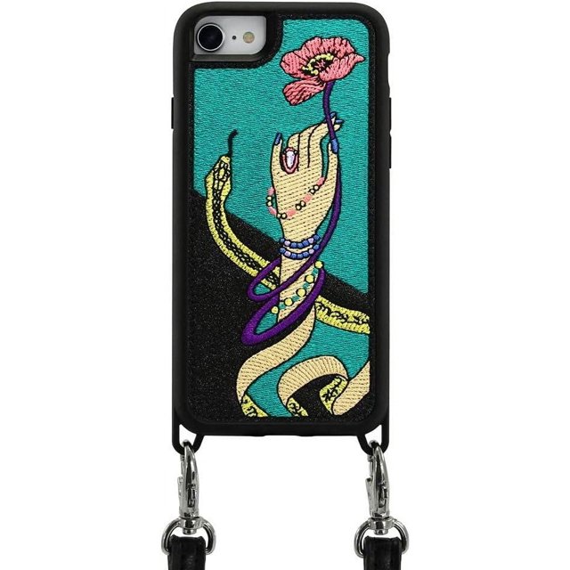 ZERO GRAVITY in Hand Phone Case w/Strap for iPhone 6/6s/7/8/SE 2nd Generation - Embroidered Design - Drop Tested, 360 Protection