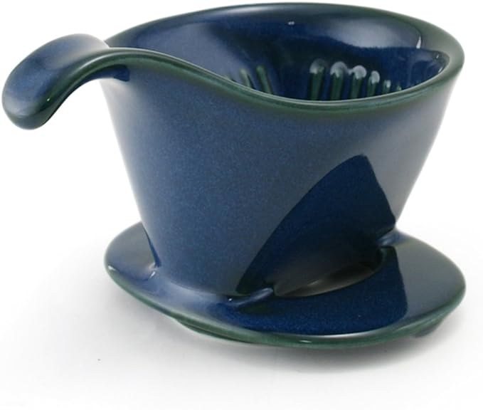 ZERO JAPAN Ceramic Coffee Dripper Small Drip Cone Brewer … (Jeans