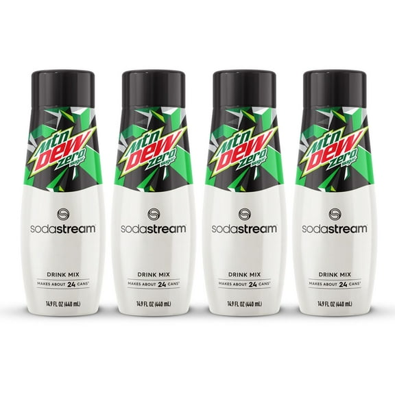 SodaStream Mountain Dew Zero Sugar - 4pk/ 14.9 fl oz