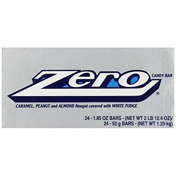 ZERO White Fudge Candy Bar (Pack of 24) -