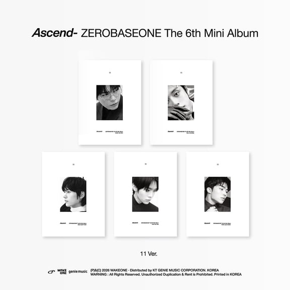 ZEROBASEONE - [ASCEND-] 6th Mini Album 11 RANDOM Version