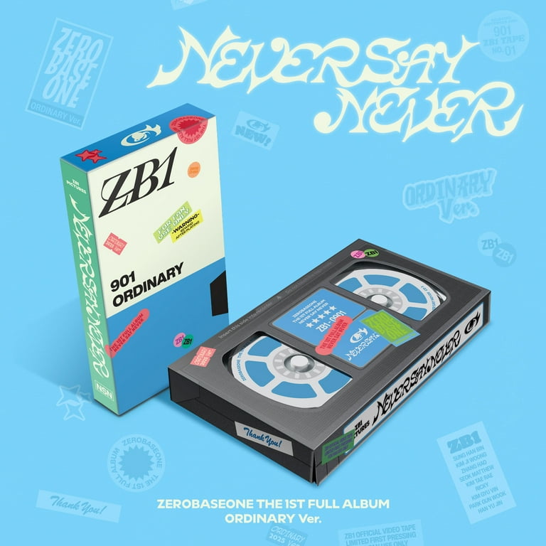 ZEROBASEONE - [NEVER SAY NEVER] 1st Full Album PHOTOBOOK ORDINARY