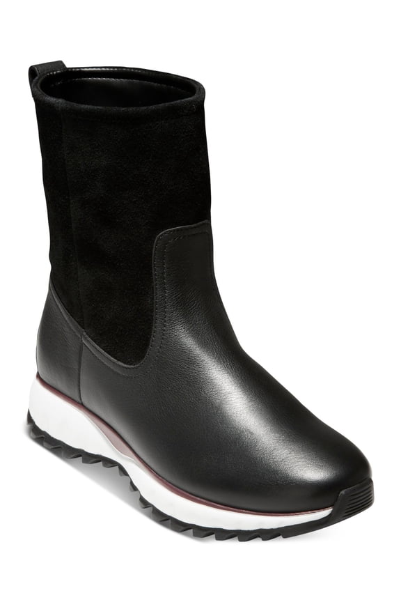 Womens Black Waterproof Slip Resistant Zer�grand Xc Leather Boots 7.5 B