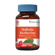 ZEROHARM Holistic Berberine Supplement 98% Pure | Berberine tablets with 800 mg per serving |60 Tablets