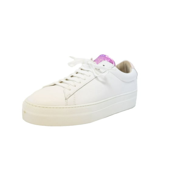 ZESPA Women's Americana Sneakers, White Nappa/VIP Pink, US 8