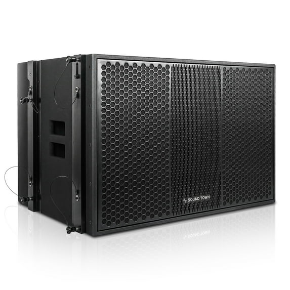 ZETHUS Series 18" 1600W Line Array Subwoofer, Black for Bars, Clubs, Restaurants, Churches, Schools (ZETHUS-118S)