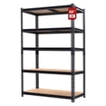 thumbnail image 1 of ZEUKMXOO 2400LBS Garage Shelving Unit, 60"H*27.5"W*11.8"D Adjustable Storage Shelves, 5-Tier Heavy Duty Shelf Rack for Basment, Garage, Pantry, Warehouse, Kitchen, 1 of 7