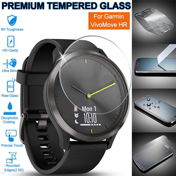 ZEUS Anti-Scratch Tempered Glass Screen Protector for Vivomove HR Sport Watch