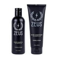 ZEUS Beard Wash & Beard Conditioner Set with Green Tea for Men, Soften