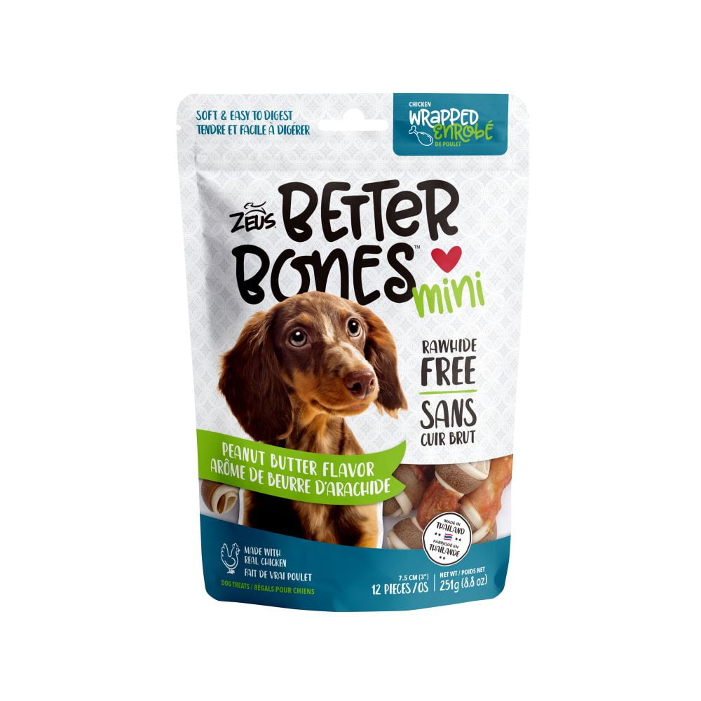 Zeus Better Bones Mini Bones Dog Treats Zeus Better Bones Mini Bones Dog Treats