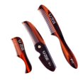 thumbnail image 1 of ZEUS Mustache Comb Set for Men - Best Handmade Saw-Cut Pocket, Folding, and Large Moustache Comb Gift Set! (Traditional), 1 of 7