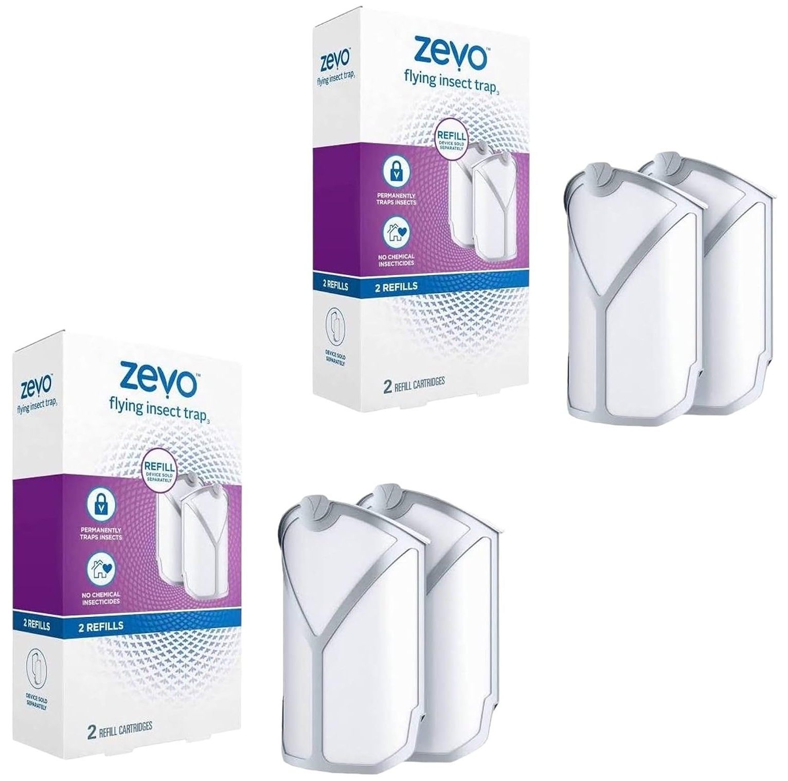 ZEVO Refills 4 Cartridges Device Sold Separately…