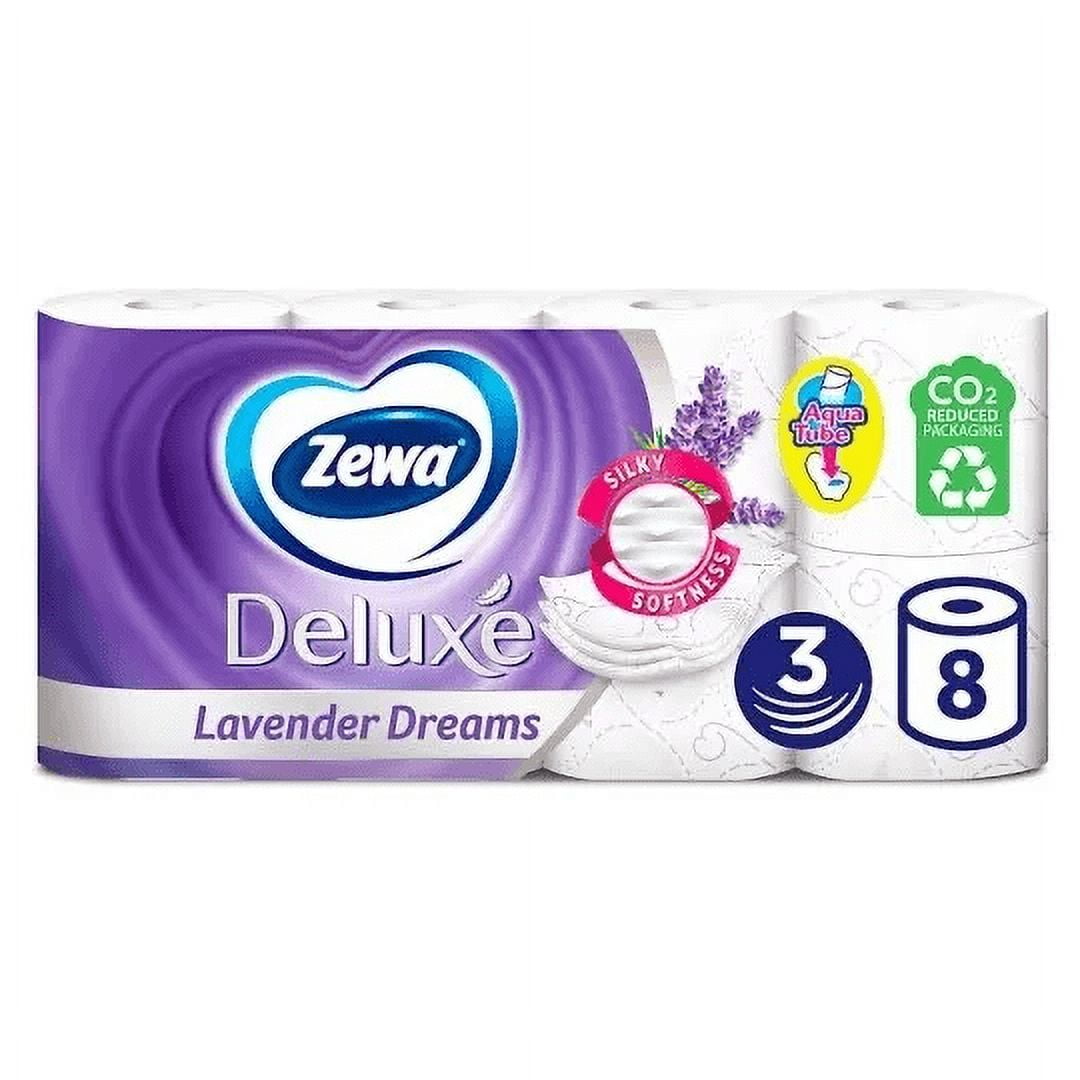 ZEWA toilet paper LAVENDER scented -8 rolls- Imported from Europe