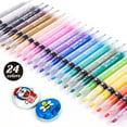 thumbnail image 1 of ZEYAR Acrylic Paint Pens, Extra Fine, Permanent & Waterproof Ink, AP Certified, Great For Rock, Wood, Glass, Metal, Ceramic and More (24 Colors), 1 of 8