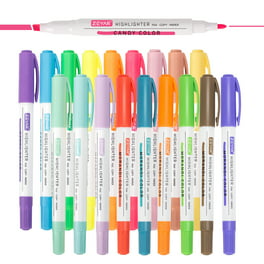 Bright Neon Fluorescent Yellow Twist-Up Bible Safe Gel Highlighter Markers-  6 Pack, 6 Highlighters - Harris Teeter