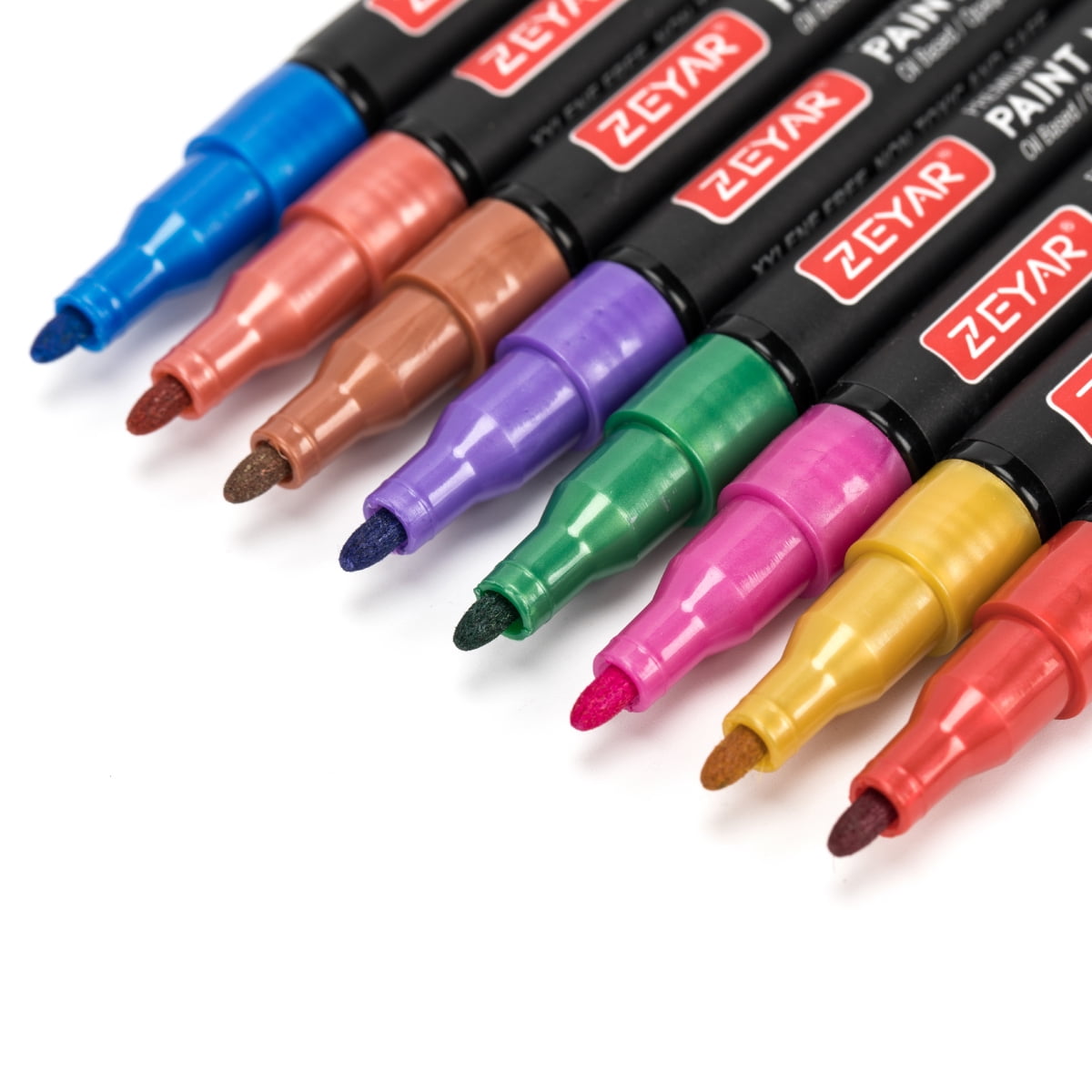 SHARPIE Oil-Based Paint Markers, Medium Point, Assorted Colors, 8