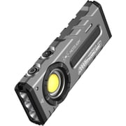 ZF8313 Rechargeable Flashlight, Magnetic EDC Flashlight Rechargeable, 2000 Lumens LED Flashlight with RGB and UV Lighting Source for Outdoor, Car Repairing