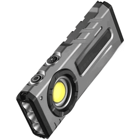 ZF8313 Rechargeable Flashlight, Mens Valentines Day Gifts for Him, Magnetic EDC Flashlight Rechargeable, 2000 Lumens LED Flashlight with RGB and UV Lighting Source for Outdoor, Car Repairing