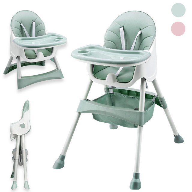 ZFITEI 4 in 1 Baby High Chair Foldable Booster Seats, Portable and