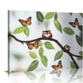 thumbnail image 1 of ZFLMY Butterfly Tree Branch Canvas Prints Wall Art for Home Decor, Ready To Hang Room Art Decor 16x12in, 1 of 6