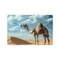 thumbnail image 1 of ZFLMY Camel Desert Sky Fast Absorption Home Bath Rug Mat 24x16in, 1 of 5